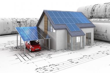 Photo How to install solar panels for the home?